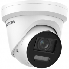 8 MP ColorVu Strobe Light and Audible Warning Fixed Turret Network Camera